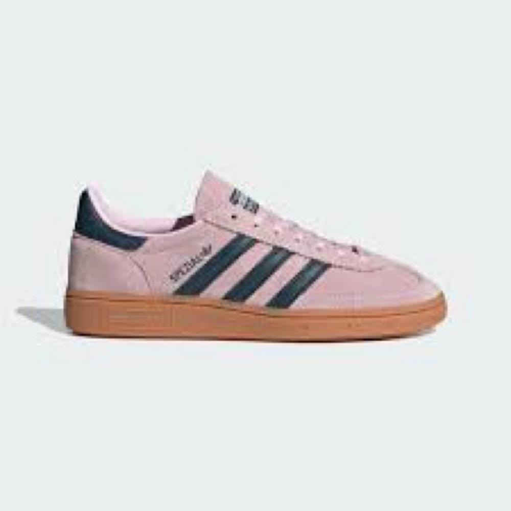 ADIDAS ORIGINALS WOMEN'S HANDBALL SPEZIAL CLEAR PINK / ARCTIC NAVY